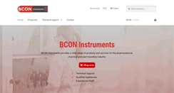 Desktop Screenshot of bcon-instruments.nl